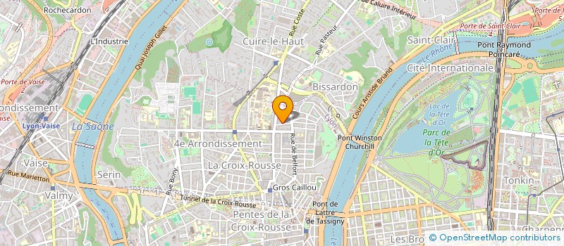 localisation de l'entreprise GRAPHISTAR à LYON