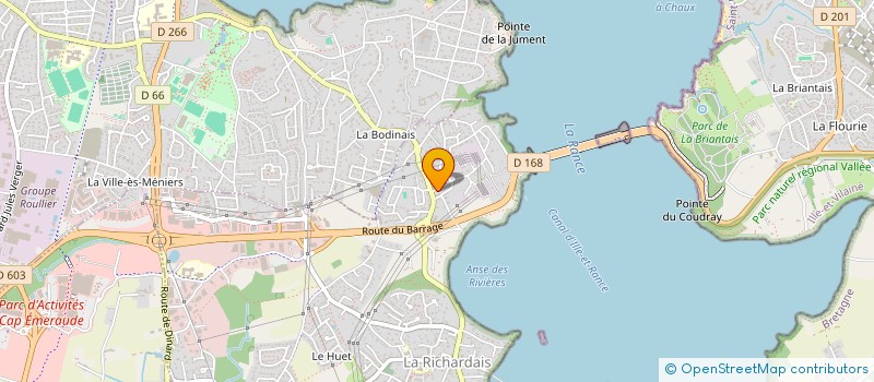 localisation de l'entreprise GRAPHISTEO  LA RICHARDAIS