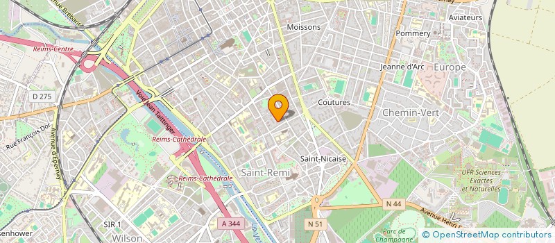 localisation de l'entreprise GRAPHIT'ART  REIMS