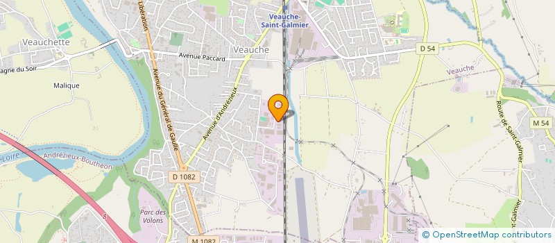 localisation de l'entreprise GRAPHITE  VEAUCHE