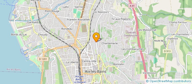 localisation de l'entreprise GRAPHITE ART UN TRAIT DE CRAYON SUFFIT à AIX-LES-BAINS
