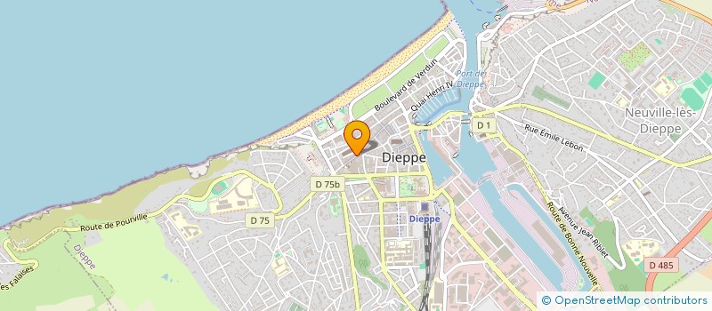 localisation de l'entreprise GRAPHITI DIEPPE à DIEPPE
