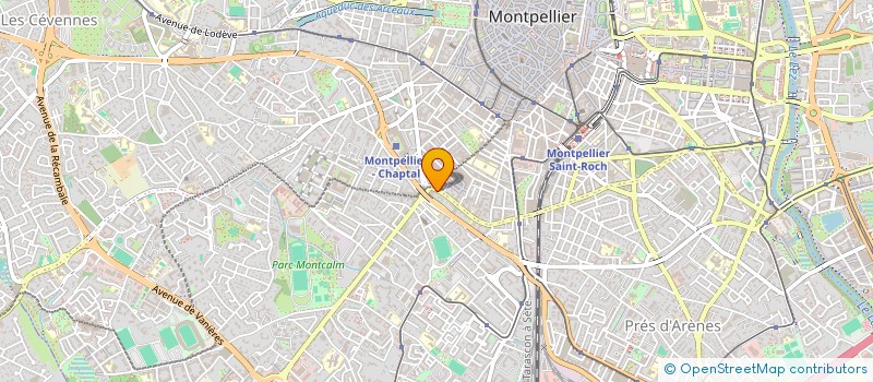 localisation de l'entreprise GRAPHIUM à MONTPELLIER