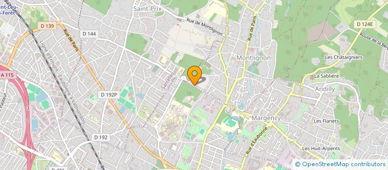 localisation de l'entreprise GRAPHIVEXIN  MONTLIGNON