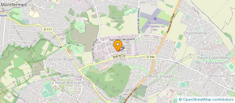 localisation de l'entreprise GRAPHO JET  CHELLES