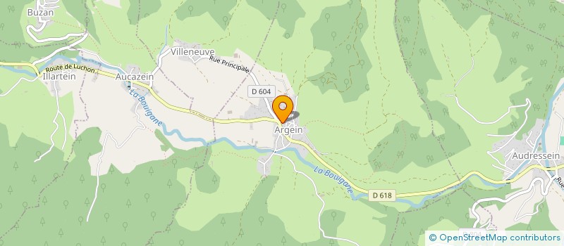 localisation de l'entreprise GRAPHOFFSET à ARGEIN