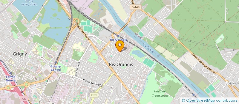 localisation de l'entreprise GRAPHOSTAR  RIS-ORANGIS