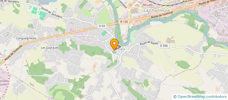 localisation de l'entreprise GRAPHPRINT  CASTRES