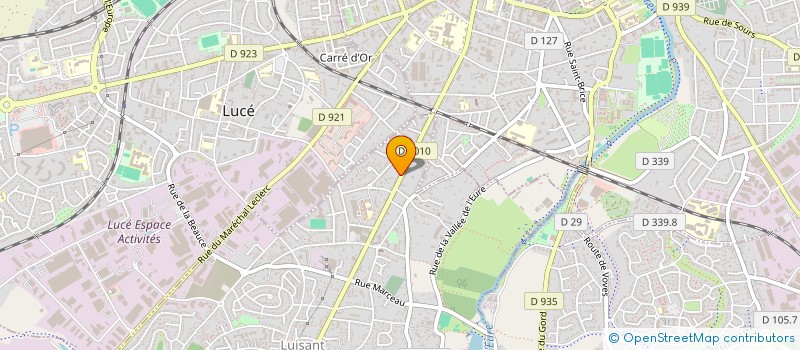 localisation de l'entreprise GRAPHY 28 à LUISANT