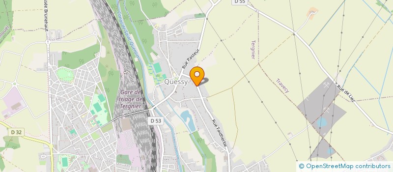 localisation de l'entreprise GRAPHYLANE à TERGNIER