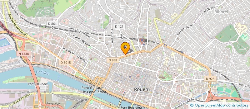 localisation de l'entreprise GRAPHYLINE  ROUEN