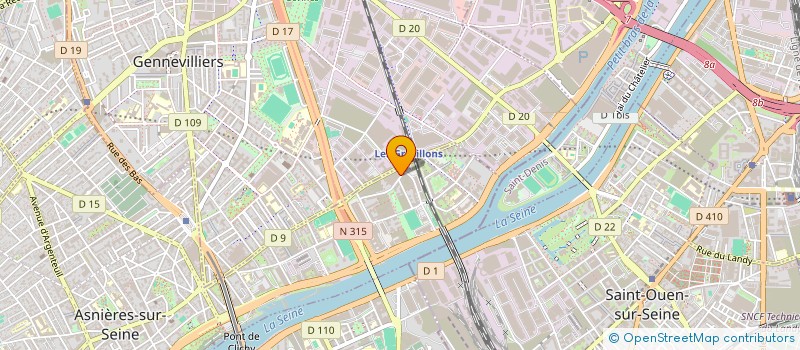 localisation de l'entreprise GRAPHZIT à ASNIERES-SUR-SEINE