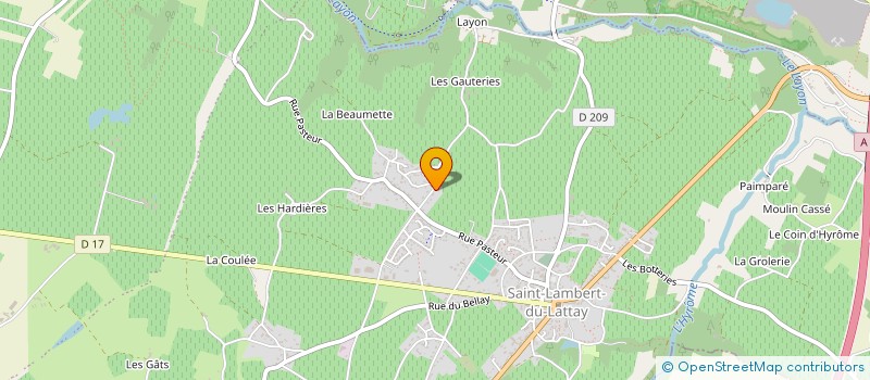 localisation de l'entreprise GRAPPE D'EVEIL  VAL-DU-LAYON