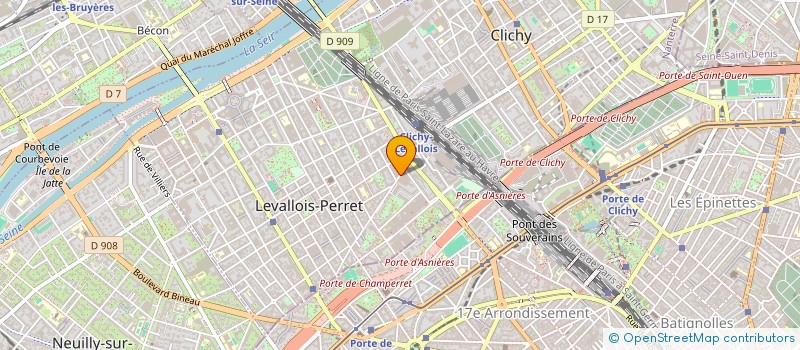 localisation de l'entreprise GRAPPE MUSEUX NETWORK TECHNOLOGY-GMNT à LEVALLOIS-PERRET