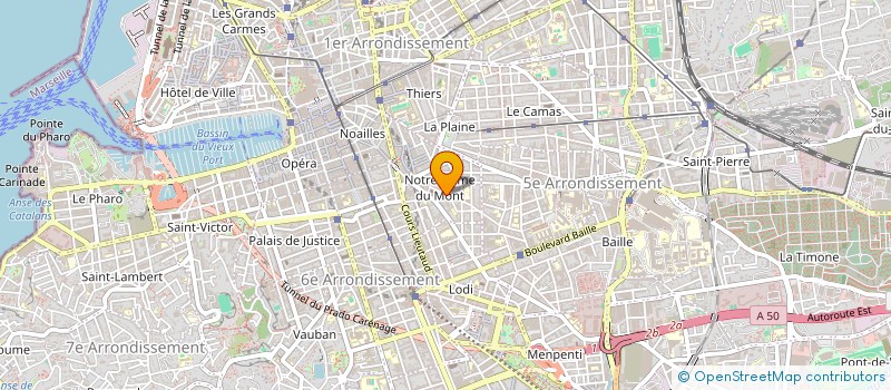 localisation de l'entreprise GRAPPILY à MARSEILLE