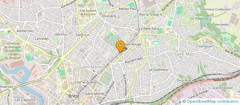 localisation de l'entreprise GRAPPLING BOXE PANCRASE 29 à BREST