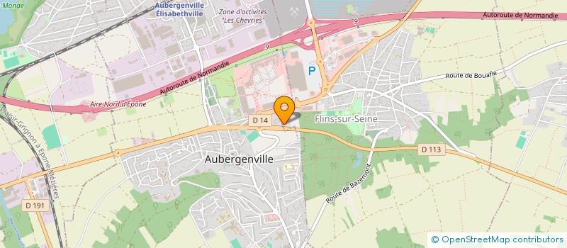 localisation de l'entreprise GRAPPOLI D'ITALIA  FLINS-SUR-SEINE