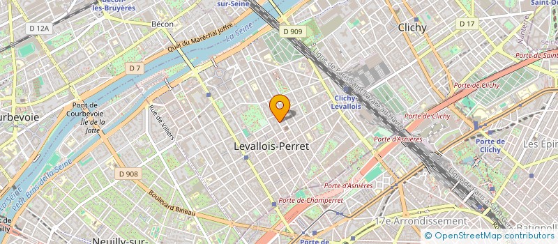 localisation de l'entreprise GRAPSSOT à LEVALLOIS-PERRET