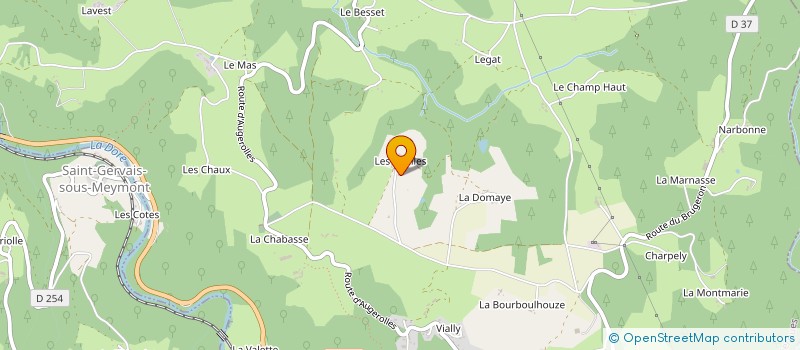 localisation de l'entreprise GRARD  OLLIERGUES