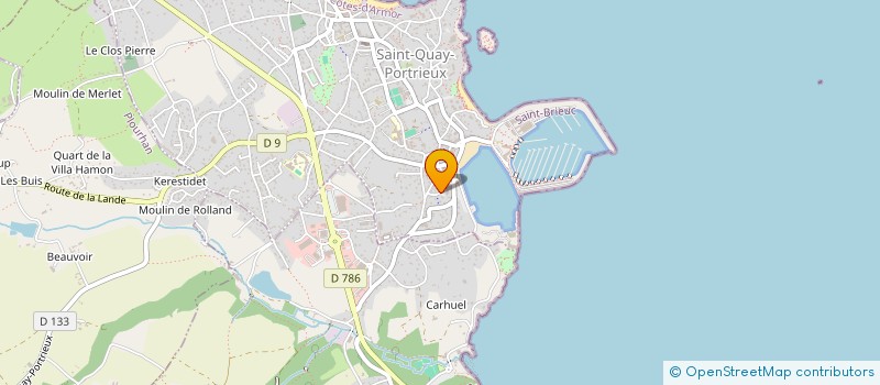 localisation de l'entreprise GRAS BENOIT HOLDING  SAINT-QUAY-PORTRIEUX