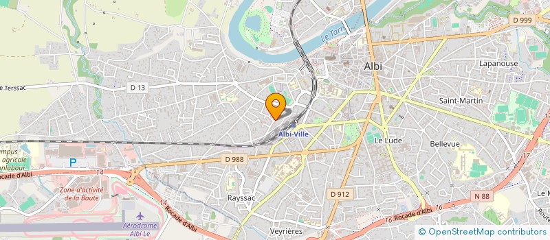 localisation de l'entreprise GRAS CONSULTING à ALBI