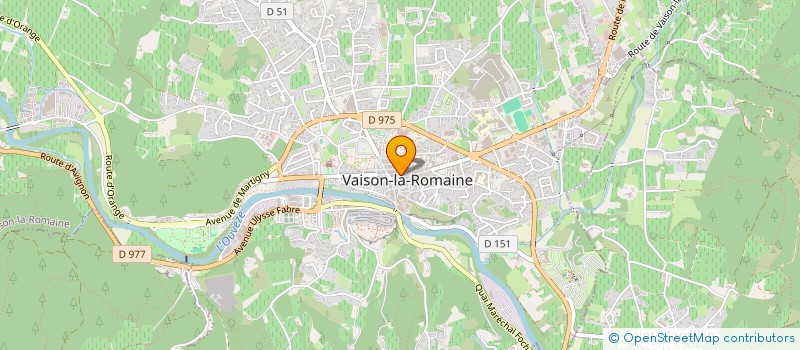 localisation de l'entreprise GRAS F ET BENSOUSSAN L à VAISON-LA-ROMAINE