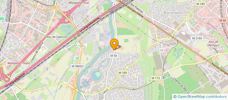 localisation de l'entreprise GRAS FRANCOIS à LATTES