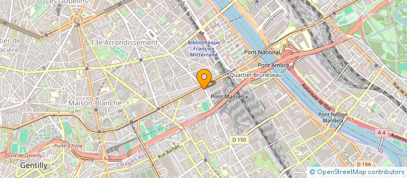 localisation de l'entreprise GRAS FRANCOIS BAUDRY GRAS C  PARIS