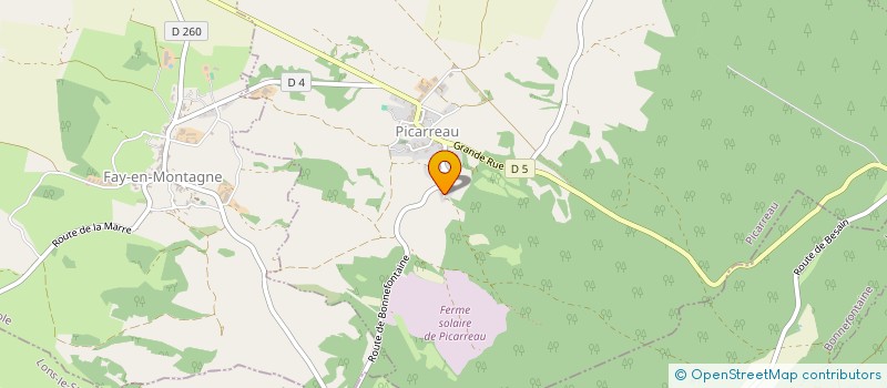 localisation de l'entreprise GRAS MAUPAS  PICARREAU