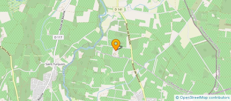 localisation de l'entreprise GRAS PARC RACING  LA BAUME-DE-TRANSIT