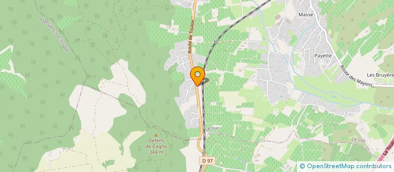 localisation de l'entreprise GRASERO  LE LUC