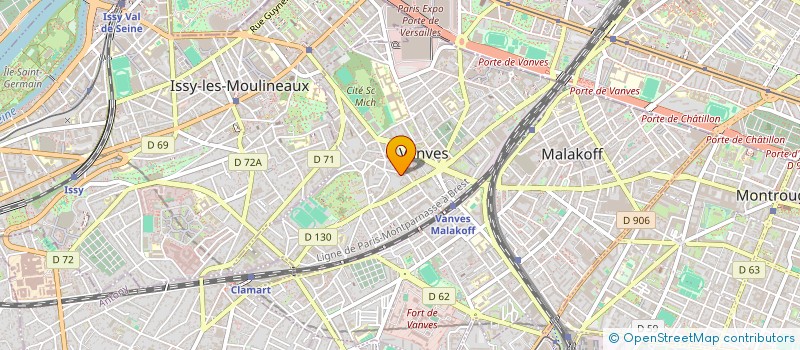 localisation de l'entreprise GRASLAND GALLION  VANVES