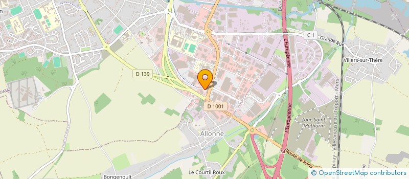 localisation de l'entreprise GRASS'MAT à BEAUVAIS