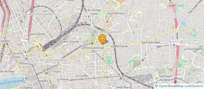 localisation de l'entreprise GRASS ON MARS à MARSEILLE