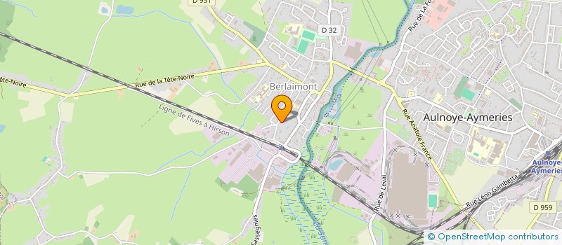 localisation de l'entreprise GRASSART-DELACOURT  BERLAIMONT