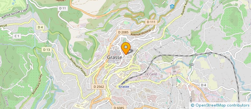 localisation de l'entreprise GRASSE BATIMENT RENOVATION à GRASSE