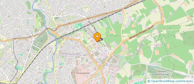 localisation de l'entreprise GRASSE DIFFUSION à CASTELNAU-LE-LEZ