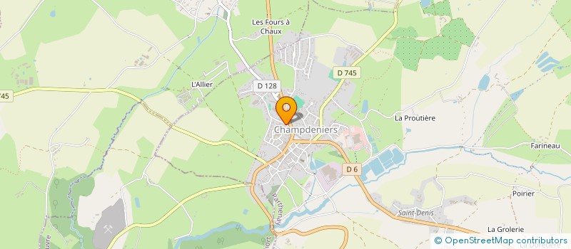 localisation de l'entreprise GRASSET  CHAMPDENIERS