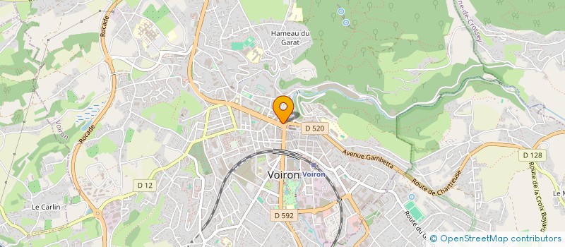 localisation de l'entreprise GRASSET CHAUSSEUR à VOIRON