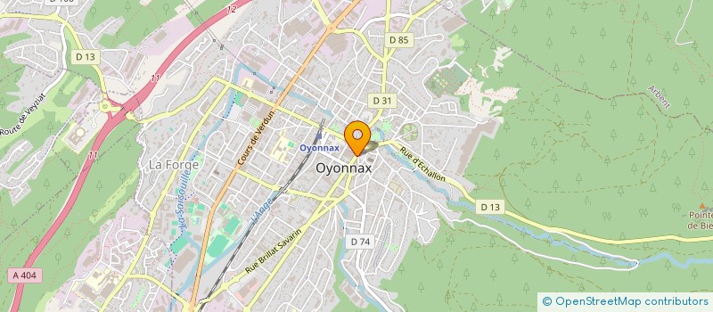localisation de l'entreprise GRASSET IMMOBILIER à OYONNAX