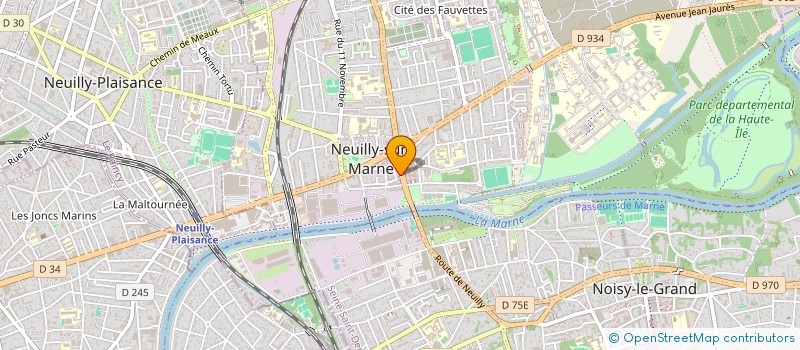 localisation de l'entreprise GRASSFIELD DATA SOLUTIONS à NEUILLY-SUR-MARNE