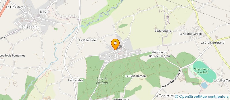 localisation de l'entreprise GRASSIN BTP à PLEDRAN