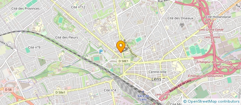 localisation de l'entreprise GRASSMARKET  LENS