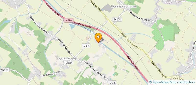 localisation de l'entreprise GRASSROOTS  SAINT-MARCEL-PAULEL