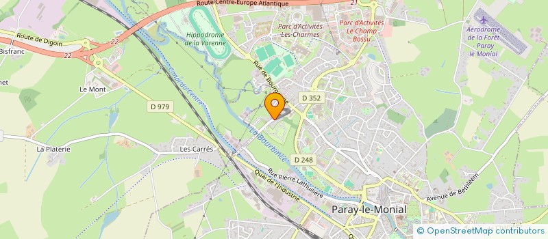 localisation de l'entreprise GRAT'PUB SERVICE à PARAY-LE-MONIAL