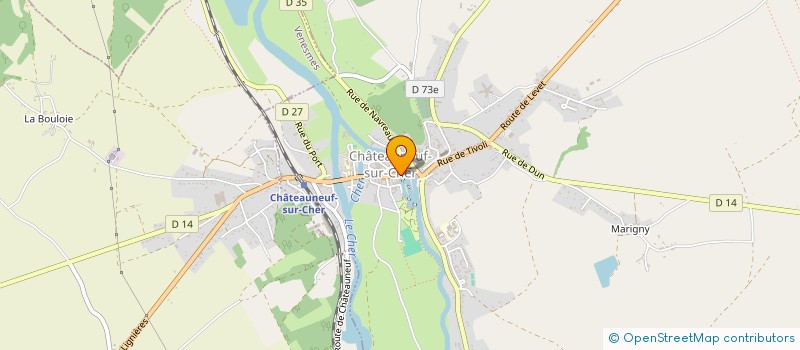 localisation de l'entreprise GRATACOS JK  CHATEAUNEUF-SUR-CHER