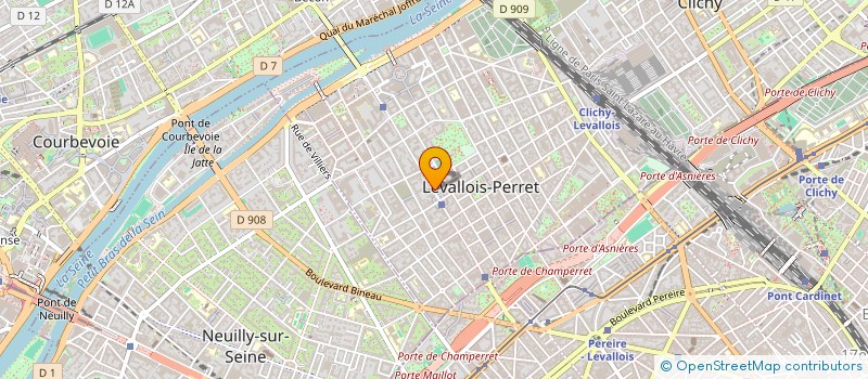 localisation de l'entreprise GRATADE à LEVALLOIS-PERRET
