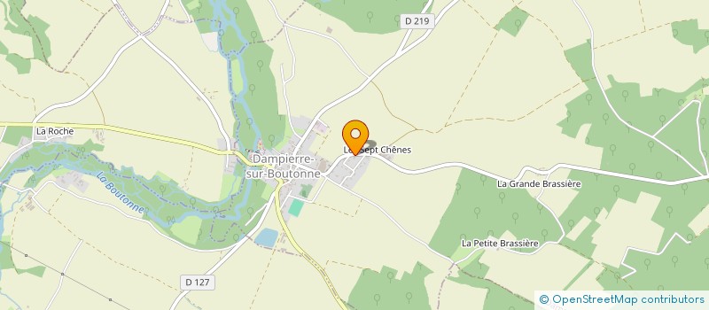 localisation de l'entreprise GRATADOUX-BOURGADE  DAMPIERRE-SUR-BOUTONNE