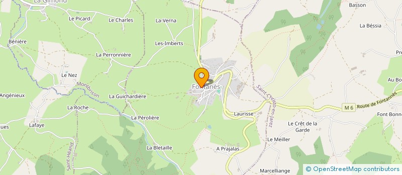 localisation de l'entreprise GRATALOUP PAYSAGE à FONTANES