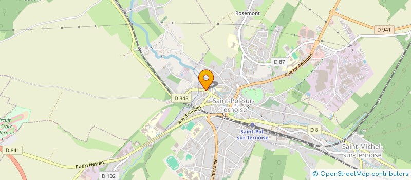 localisation de l'entreprise GRATAN  SAINT-POL-SUR-TERNOISE